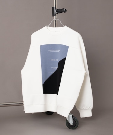 カラーパネルプルオーバー