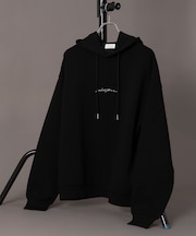 ワンポイントプルパーカー