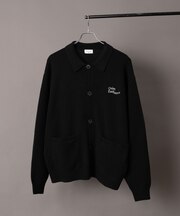 ワンポイントニットシャツ(LS)