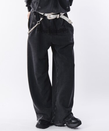 ブリーチハトメスウェットパンツ