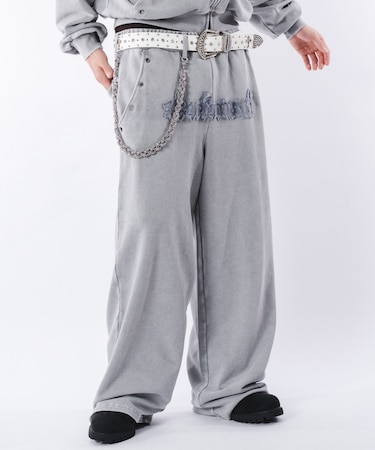 ブリーチハトメスウェットパンツ