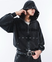 ブリーチハトメZIPパーカー