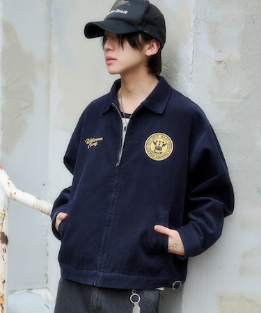 コーデュロイグラフィックジャケット