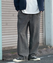 ユルフィットデニムイージーパンツ