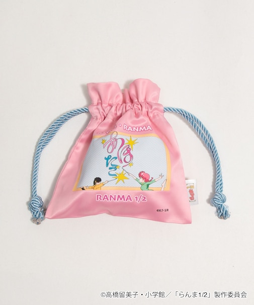 別注らんま1/2巾着ポーチ