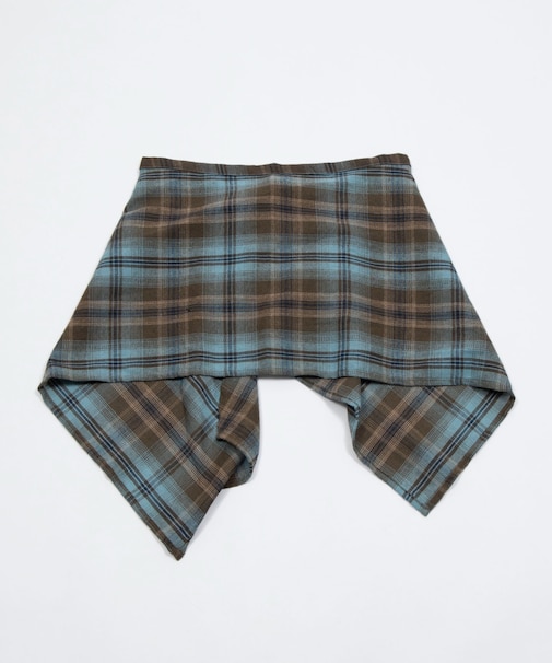 イレヘムチェックラップスカート