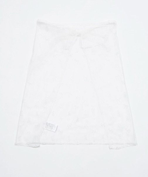 リボンレースラップスカート