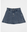 デニムフレアミニスカート