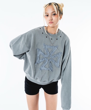 ブリーチハトメロゴプルオーバー