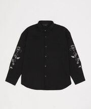 ルーズ袖刺繍シャツ