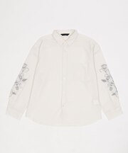 ルーズ袖刺繍シャツ