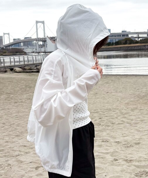 ラッシュガードZIPパーカー