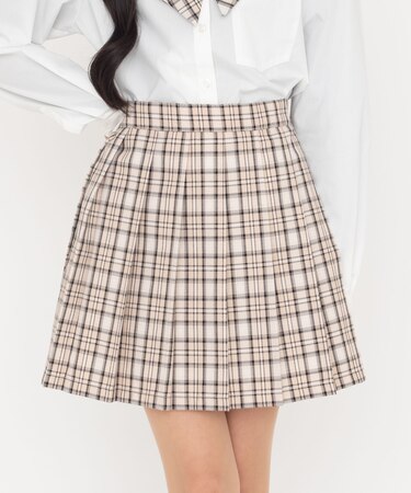スクールプリーツスカート