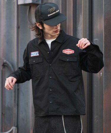 ワッペンワークシャツ(LS)