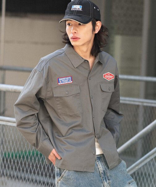 ワッペンワークシャツ(LS)