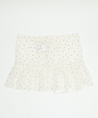 ドットフリルラップスカート