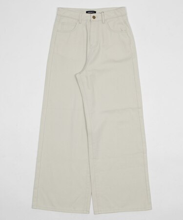 ウォッシュドワイドパンツ