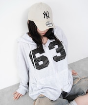 カモフラナンバリングジップパーカー