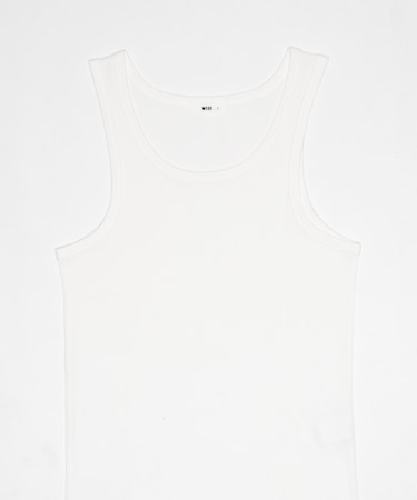 コットンリブタンクトップ