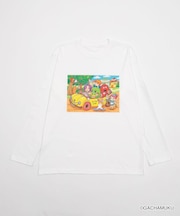 ガチャピン・ムック×WEGOコラボイラストロンT