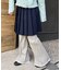 レースヘムワイドパンツ