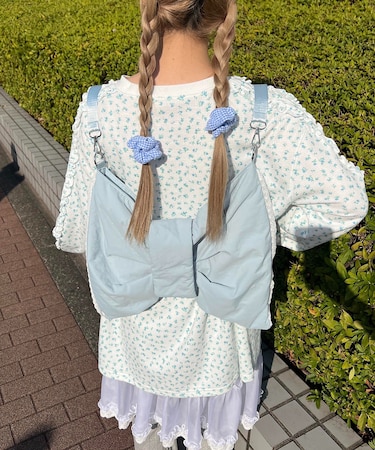 3WAYリボンパファーバッグ