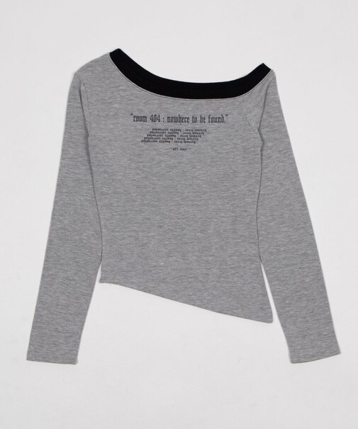 room404バイカラーロンT