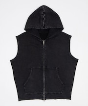 ブリーチダメージノースリーブZIPパーカー