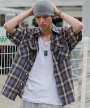 オンブレチェックシャツ（SS）