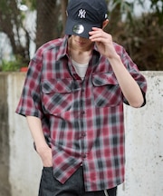 オンブレチェックシャツ（SS）