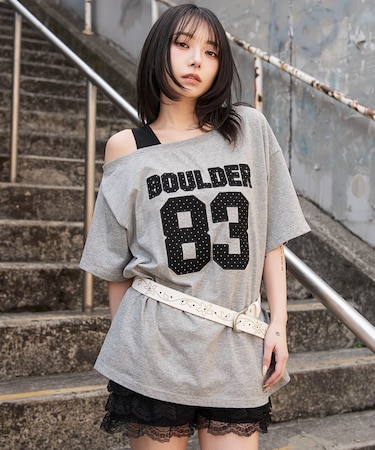 タンクレイヤードワンショルビッグT