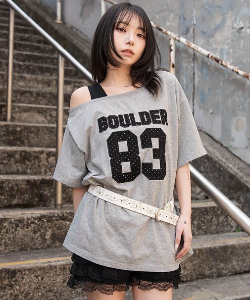 タンクレイヤードワンショルビッグT