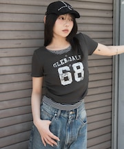 レイヤードグラフィックT