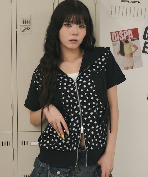 オールオーバースターSSジップパーカー