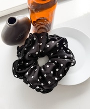 Lドットダブルフリルシュシュ