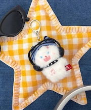 ノリノリ怒りネコぬいぐるみキーホルダー