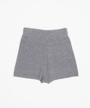 リブニットショートパンツ