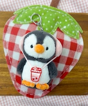るんるんペンギンぬいぐるみキーホルダー