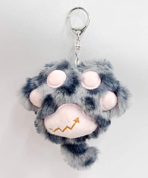 レオパードにくきゅうぬいぐるみキーホルダー