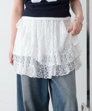 レースフリルスカート