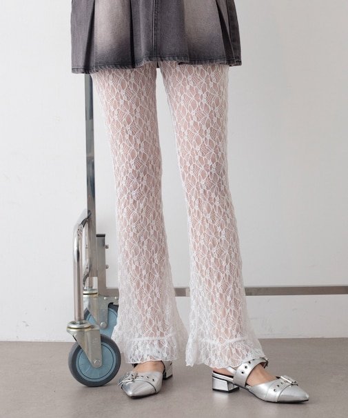 レースフリルパンツ