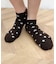 ミニスター総柄ショートソックス