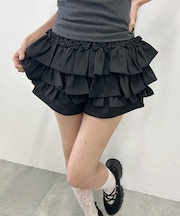 フリルマイクロミニショートパンツ