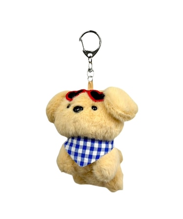 サングラスパピーぬいぐるみキーホルダー