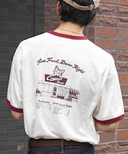 ワンポイント刺繍リンガーT（SS）