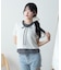 フリルドッキングヘンリーTシャツ