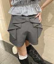 バックリボンショートパンツ