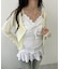 ギャザーデザインフリルキャミ