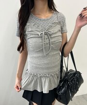 ギャザーデザインフリルキャミ