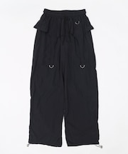ガーターデザインナイロンパンツ